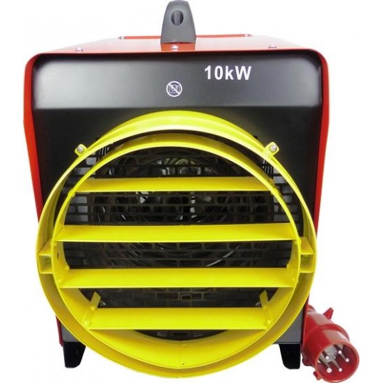 WDH BGP10S 10 kW Légcsatornázható elektromos hősugárzó, fűtőventilátor 